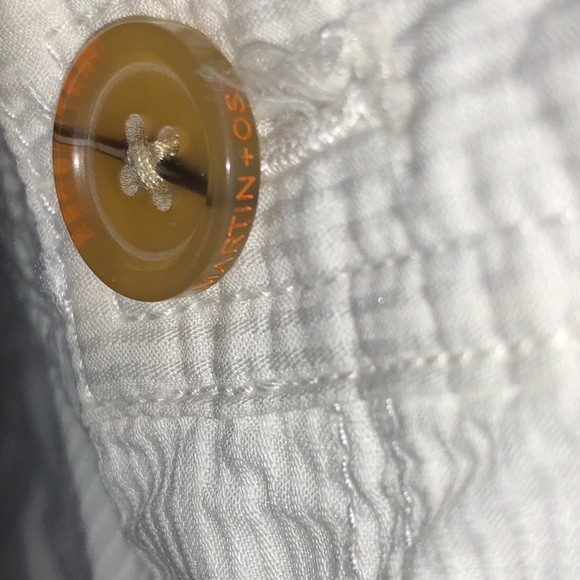 Martin + Osa Cotton Cuffed Casual Shorts Size 8 - Picture 2 of 7